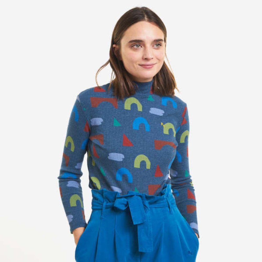 Bobo Choses Playful Turtleneck Top